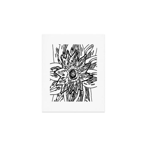 Julia Da Rocha Negra Flor Art Print