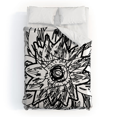 Julia Da Rocha Negra Flor Comforter