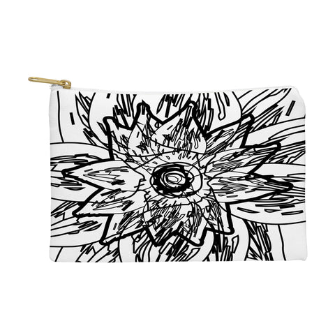 Julia Da Rocha Negra Flor Pouch