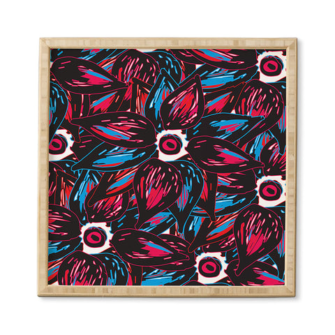 Julia Da Rocha Paradise Flowers Framed Wall Art