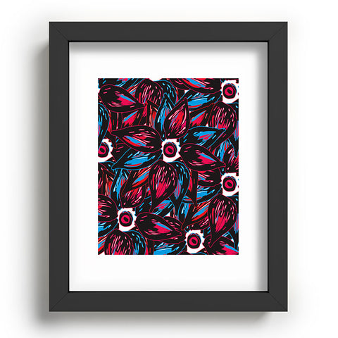 Julia Da Rocha Paradise Flowers Recessed Framing Rectangle