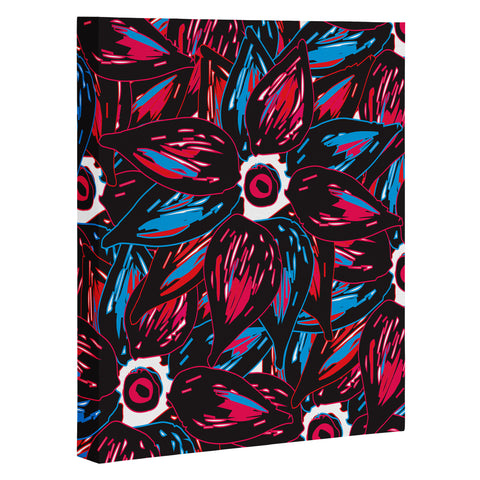 Julia Da Rocha Paradise Flowers Art Canvas
