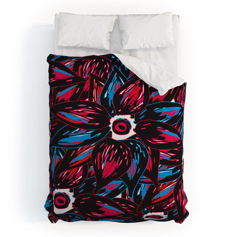 Julia Da Rocha Paradise Flowers Comforter