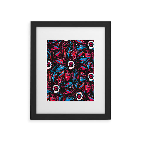 Julia Da Rocha Paradise Flowers Framed Art Print