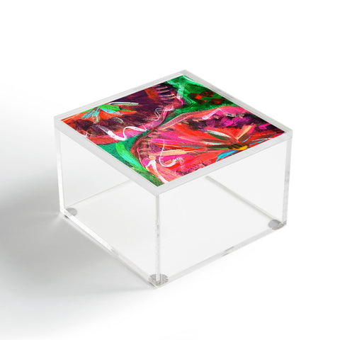 Julia Da Rocha Peony Bloom 4 Acrylic Box