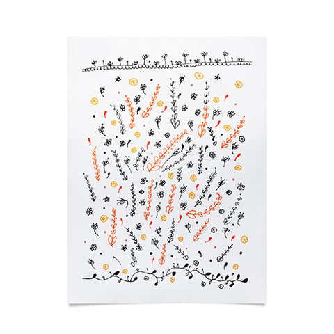 Julia Da Rocha Pretty Flowers Poster