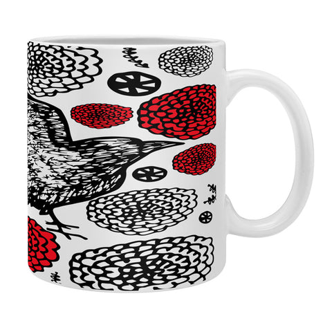 Julia Da Rocha Raven Rose Coffee Mug