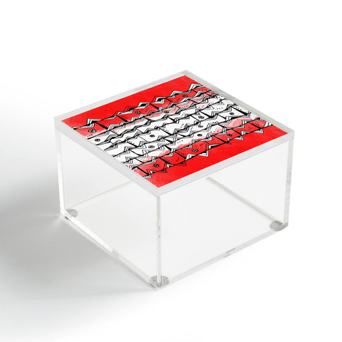 Julia Da Rocha Redbrick Azteca Acrylic Box
