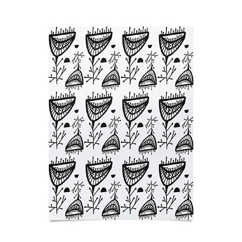 Julia Da Rocha Retro Bloom Poster