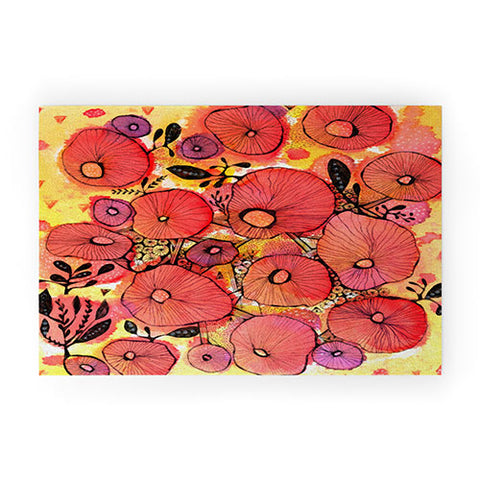 Julia Da Rocha Sea Bloom Welcome Mat