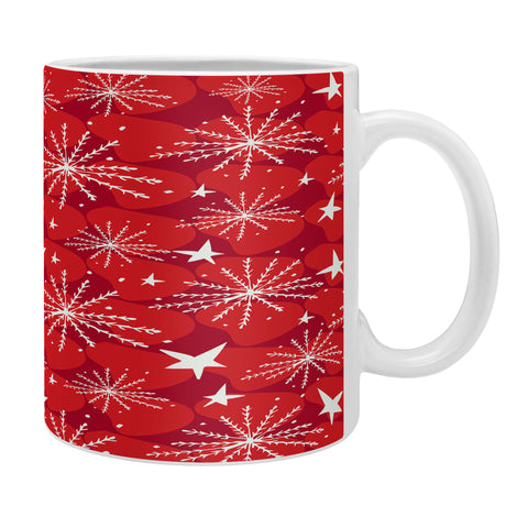 Julia Da Rocha Snow And Stars Coffee Mug