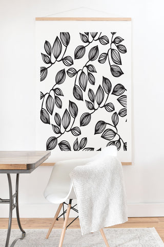 Julia Da Rocha The Leaves Art Print And Hanger