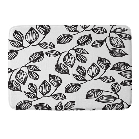 Julia Da Rocha The Leaves Memory Foam Bath Mat