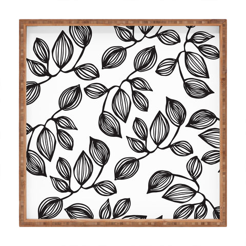 Julia Da Rocha The Leaves Square Tray