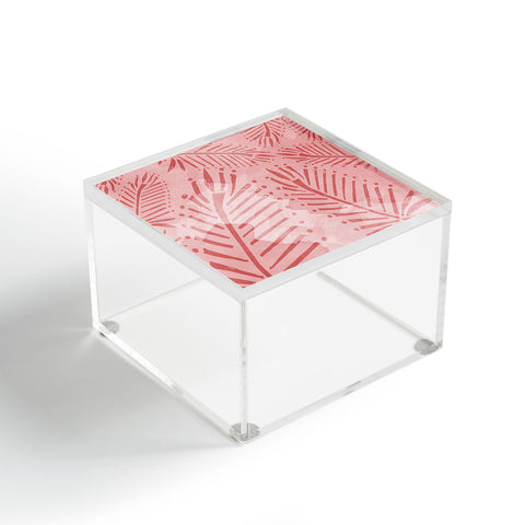 Julia Da Rocha Watercolor Palms Acrylic Box