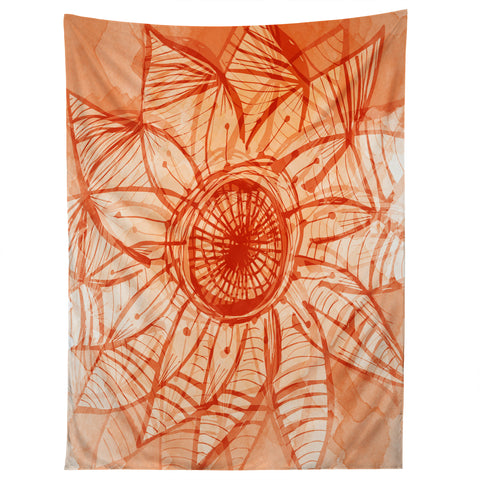 Julia Da Rocha Watercolor Sol Tapestry