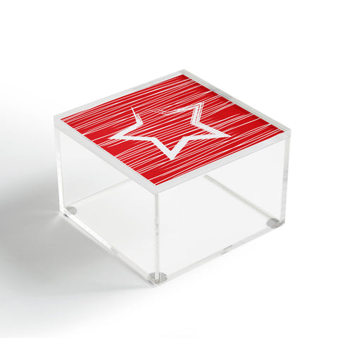 Julia Da Rocha White Star Acrylic Box