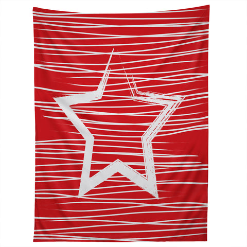 Julia Da Rocha White Star Tapestry