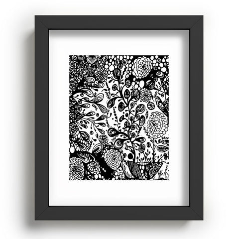 Julia Da Rocha Wild Bouquet Recessed Framing Rectangle