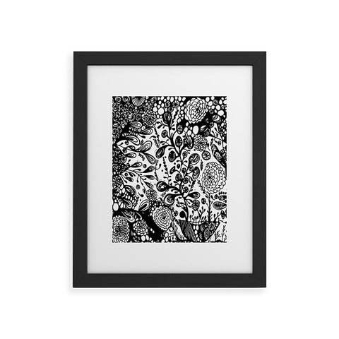 Julia Da Rocha Wild Bouquet Framed Art Print