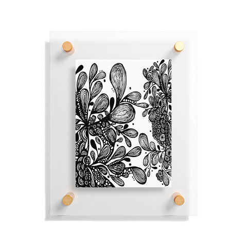 Julia Da Rocha Wild Leaves Floating Acrylic Print