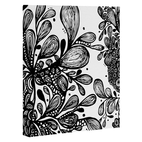 Julia Da Rocha Wild Leaves Art Canvas
