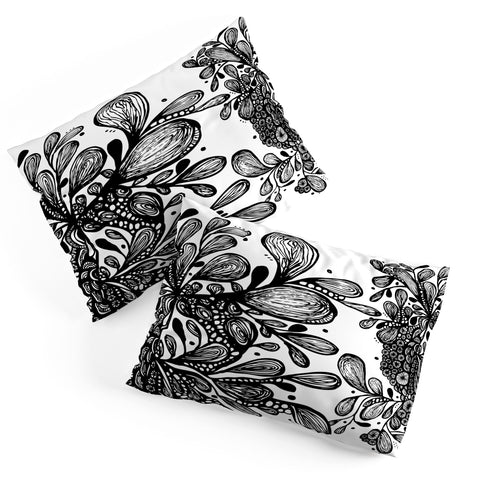 Julia Da Rocha Wild Leaves Pillow Shams