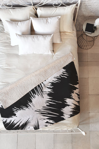 Julia Da Rocha Zags Fleece Throw Blanket