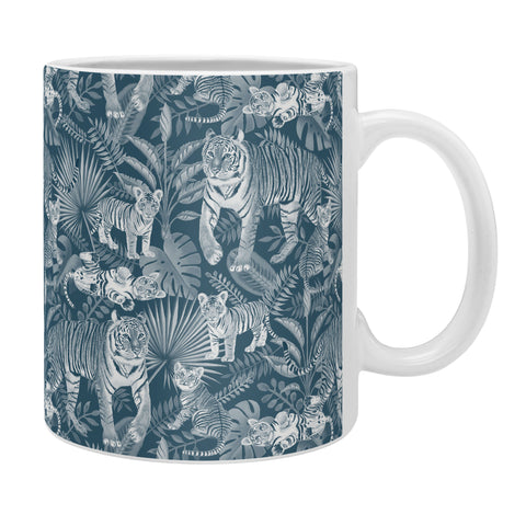 Julia Madoka Family of Tigers Monochrome Coffee Mug