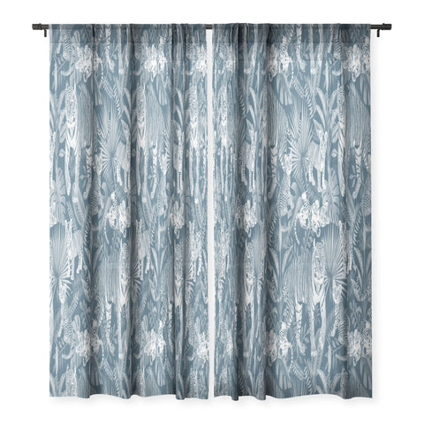 Julia Madoka Family of Tigers Monochrome Sheer Non Repeat