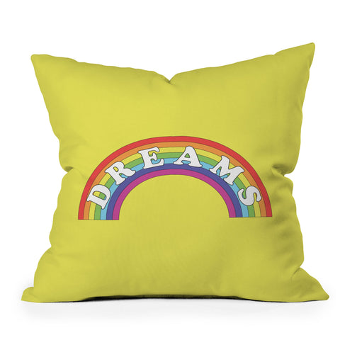 Julia Walck Dreaming of Rainbows Throw Pillow