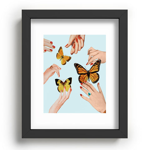 Julia Walck Social Butterflies Recessed Framing Rectangle