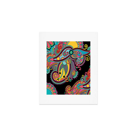 Juliana Curi Black India Art Print