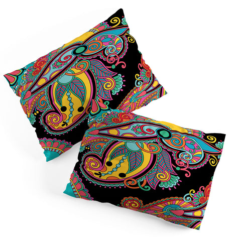 Juliana Curi Black India Pillow Shams