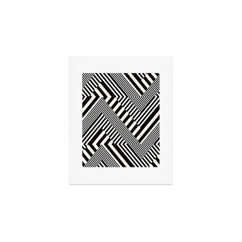 Juliana Curi Blackwhite Stripes Art Print