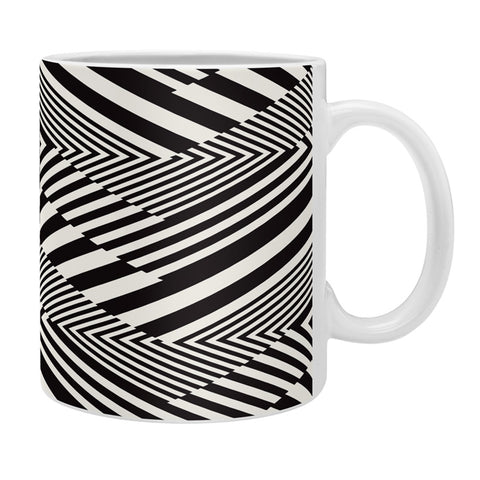 Juliana Curi Blackwhite Stripes Coffee Mug