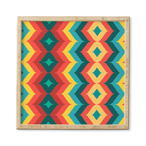 Juliana Curi Chevron 4 Framed Wall Art