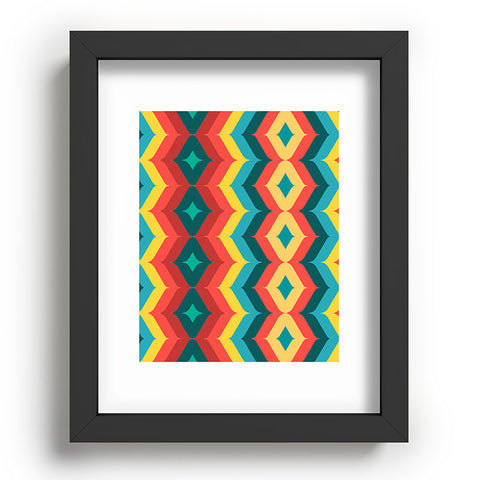 Juliana Curi Chevron 4 Recessed Framing Rectangle