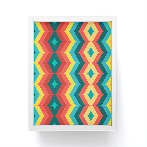 Juliana Curi Chevron 4 Framed Mini Art Print