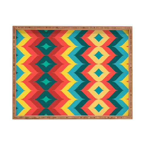 Juliana Curi Chevron 4 Rectangular Tray