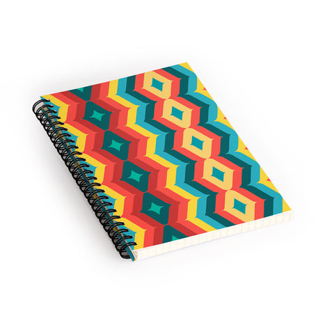Juliana Curi Chevron 4 Spiral Notebook