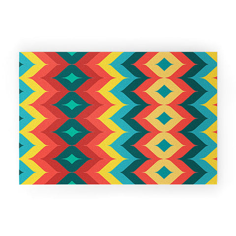 Juliana Curi Chevron 4 Welcome Mat
