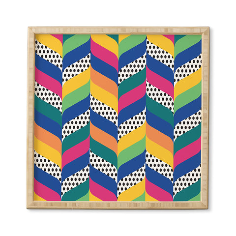 Juliana Curi Chevron 6 Framed Wall Art