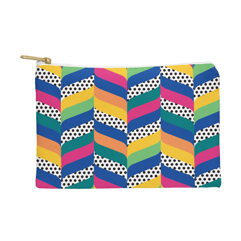 Juliana Curi Chevron 6 Pouch