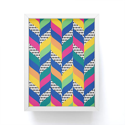 Juliana Curi Chevron 6 Framed Mini Art Print