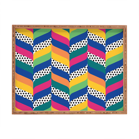 Juliana Curi Chevron 6 Rectangular Tray
