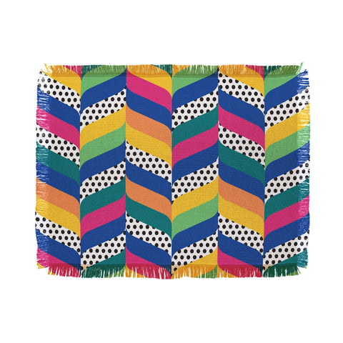 Juliana Curi Chevron 6 Throw Blanket