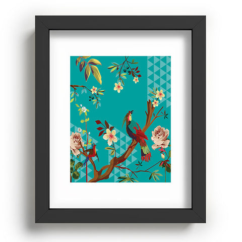 Juliana Curi Chinese Bird Recessed Framing Rectangle