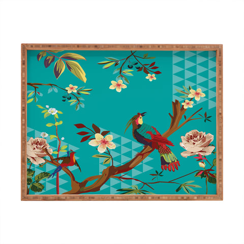Juliana Curi Chinese Bird Rectangular Tray