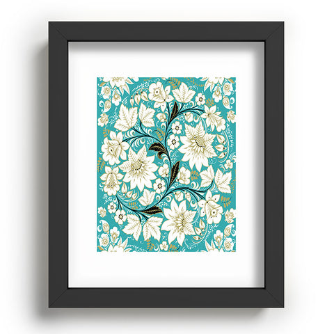 Juliana Curi Classic Turquoise Recessed Framing Rectangle